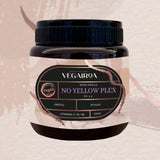 VEGAIROA - No Yellow Plex Mask - Maschera neutralizzante per toni gialli e arancioni - Cura idratante - Pigmento viola - Prodotto vegano professionale per capelli - Maschera per capelli Naty Shop da 275 g