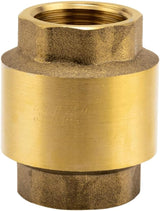 Valvola intermedia Gardena in ottone: valvola unidirezionale in ottone massiccio, filettatura 42 mm (G 1 1/4 pollici) per il collegamento alle pompe (7232-20)