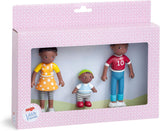HABA 306696 - Set da gioco Little Friends Family Time, accessori flessibili per bambole, dai 3 anni in su