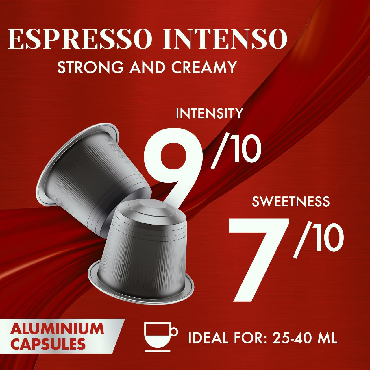 Caffe Borbone Espresso Forza 9/10 Compatibili Nespresso 10 Capsule Caffè