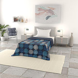 Coperta estiva basic, microfibra, righe jeans, 200X240Cm Trapunte e Piumini Naty Shop Ipnotic 200X240Cm