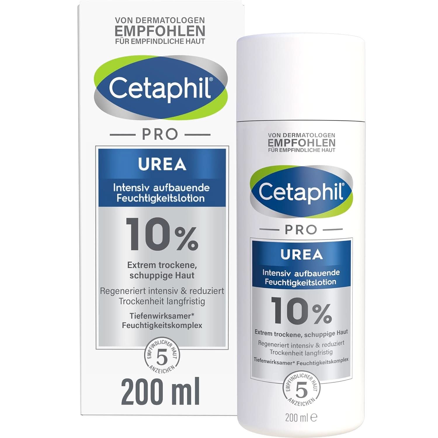 CETAPHIL PRO Urea 10% Lozione idratante riparatrice intensiva, 500ml Cosmetici e Bellezza Naty Shop 200 ml