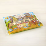 Piccoli Amici di Pasqua al Cioccolato | 2 x 100 g e Mini Uova Decorazione di Cioccolato con Latte Alpino | 2 bustine da 180 g | Uova di cioccolato al latte premium, confezionate in modo allegro e colorato, in quattro colori per Pasqua