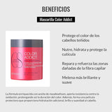 Maschera per capelli colorati 500ml protegge i capelli colorati, nutre, idrata e protegge le cuticole - criniera più lucida e morbida Naty Shop Hair Mask