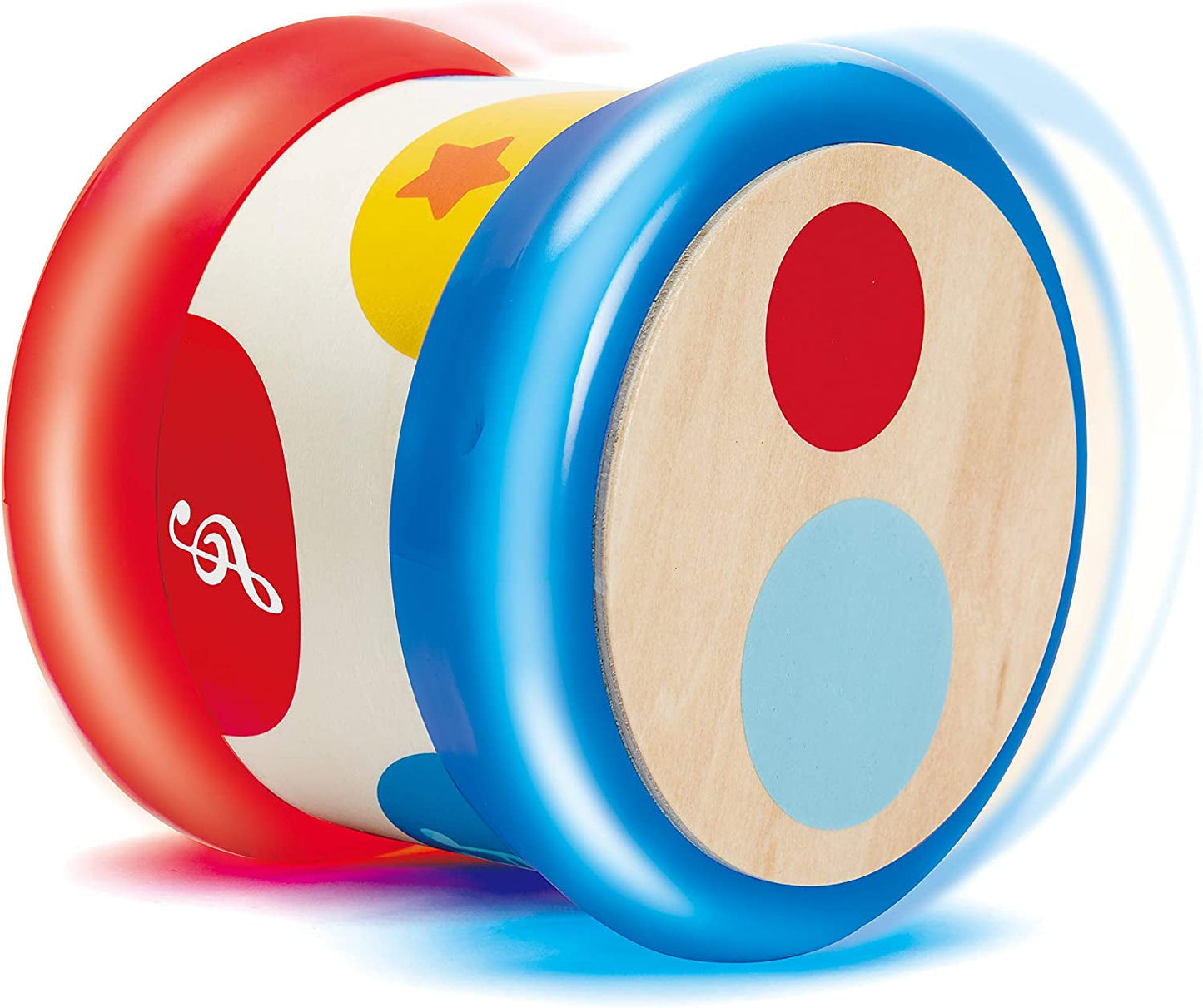Tamburo per bambini Hape | Giocattolo musicale rotolante per i più piccoli per imparare il ritmo e i diversi suoni, funzionamento a batteria, a partire da 6 mesi Baby Toys Naty Shop