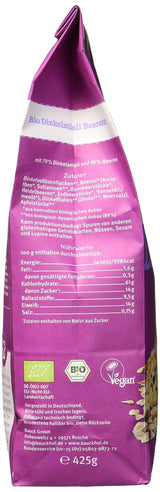 Muesli Hof al gusto di frutti di bosco, non zuccherato, 425 g