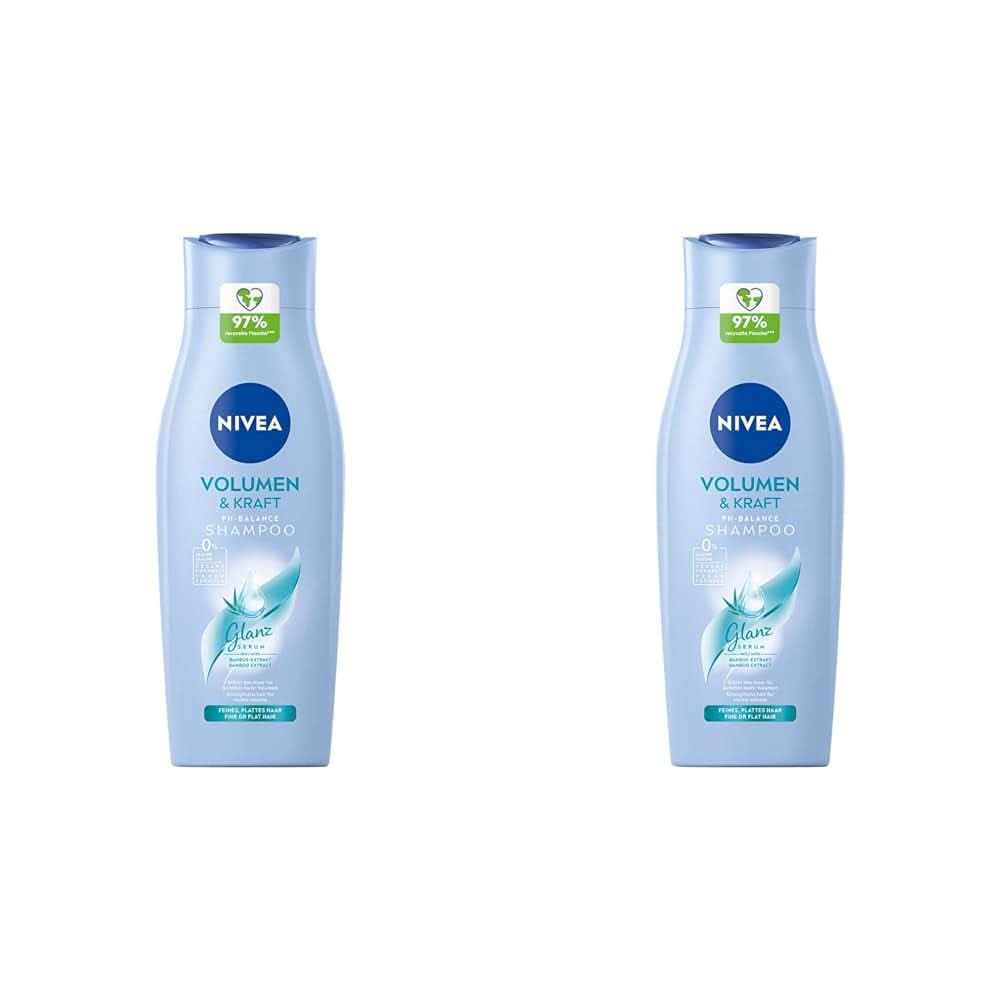 NIVEA Volume Wonder Shampoo rinforzante, shampoo volume, 50 ml Doccia e bagno Naty Shop 2 x 400 ml