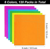 Tovaglioli da cocktail da 120 pezzi Tovaglioli di carta 2 veli Accessori per feste 6 colori
