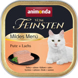 animonda vom Feinsten Mild Menu Mild Variety (32 x 100g), cibo umido per gatti senza cereali e senza zucchero, cibo facilmente digeribile con carne di tacchino