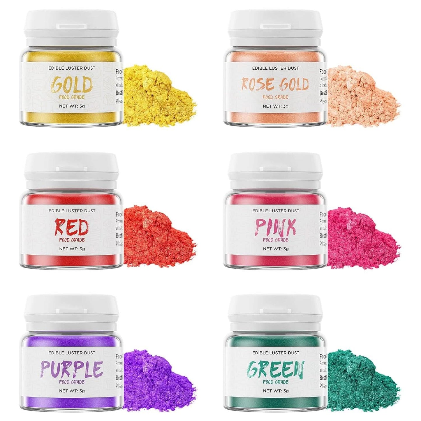 Glitter commestibili, 3 grammi Naty Shop