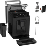 Macchina per caffè espresso automatica Krups EA897B Evidence ECOdesign, funzione automatica espresso e cappuccino, tecnologia Quattro Force, tazze per il latte one-touch, 8 preimpostazioni, sistema del latte, 1450 W