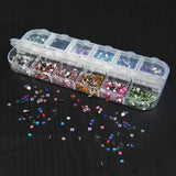 Strass per unghie con strumenti a punti, Decorazione unghie 3D, Set pietre glitter per unghie, Glitter per nail art, Accessori per unghie Design per unghie con pinzette