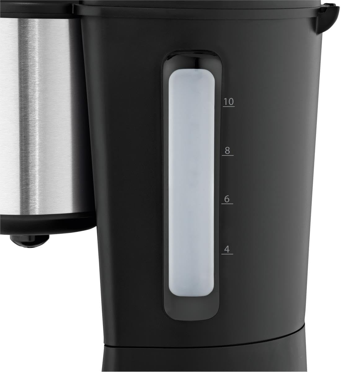Macchina per caffè espresso WMF Bueno con caraffa in vetro, caffè filtro, 10 tazze, pulsante on/off, sistema antigoccia, filtro oscillante, arresto automatico, piastra riscaldante, 1000W