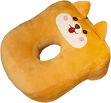 Cuscino per dormire da ufficio in cotone memory, carino per le orecchie, morbido cuscino per dormire, per dormire sul lato, per donne, ragazze, bambini (gattino grigio) Cuscini ortopedici cervicali Naty Shop Puppy Orange