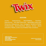 Tavolette di cioccolato bianco Twix; caramello, biscotti, cioccolato bianco; confezione multipla di cioccolatini; 5 barrette (5 x 46 g)