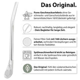 Set da tè Mate per due, biologico ● 2 tazze Mate + 2 bombillas + 300 g di tè Mate + istruzioni per la preparazione