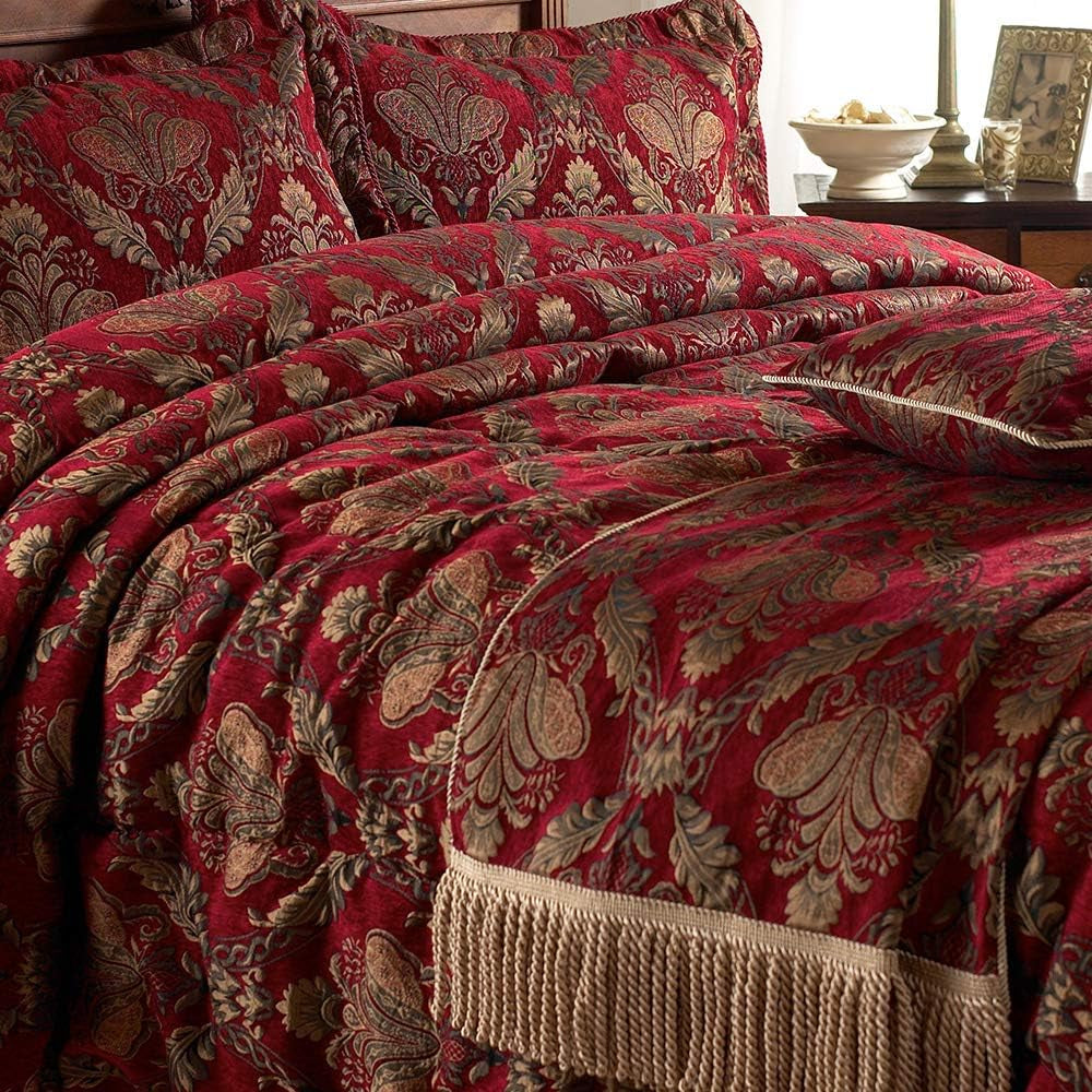 Riva Home Shiraz Letti e Piumini Paoletti Bordeaux 130X170Cm