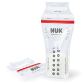 Sacchetti per latte materno NUK, salvaspazio e utilizzabili subito, 180 ml, 25 pz, trasparenti Accessori Alimentazione e Allattamento Bebe Naty Shop