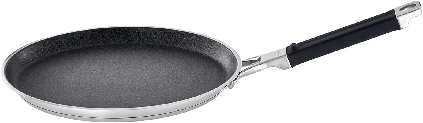 Padella RÖSLE SILENCE PRO, rivestimento antiaderente Proresist premium antigraffio, acciaio inossidabile 18/10, adatta per induzione Pentole e Padelle Naty Shop Crêpes Pfanne
