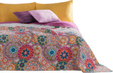 Decoking 12222 Copriletto 200X220 Cm Rosa Viola Bianco Colorato Antracite Copriletto Double Face Colorato Rosa Bianco Viola Trapuntatura Bibi Letti e Coperte Besuche den DecoKing-Store Viola Bianco 200X220 cm