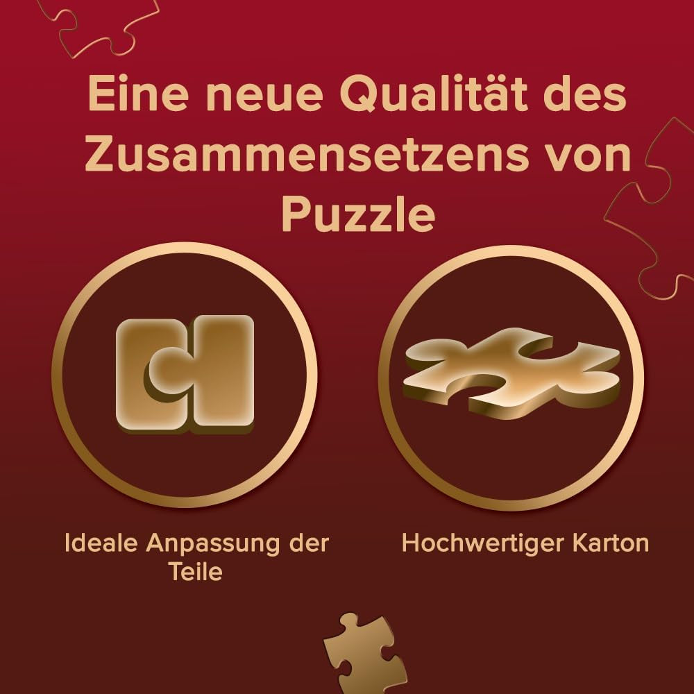 Trefl Premium plus Quality - Puzzle Tea Time: Case Stoney Lane - 1000 pezzi, Serie di immagini dipinte nostalgiche, Abbinamento ideale dei pezzi, Per adulti e bambini dai 12 anni Puzzle Naty Shop