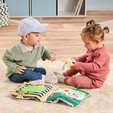 VTech Baby Il mio grande libro di peluche - Libro touch and Feel/Libro con musica e suoni - Libro in tessuto con elementi mobili - Gioco per le capacità motorie e sensoriali - Per neonati e bambini dai 3 ai 24 mesi Bebe Naty Shop Toys