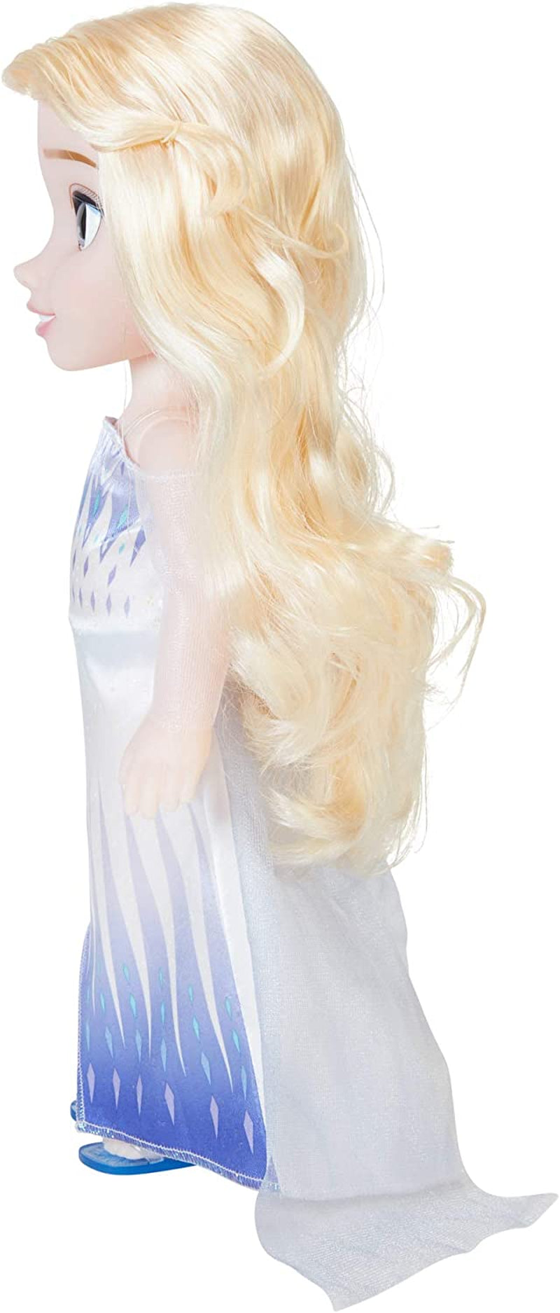 Disney Frozen 2 Elsa Doll - Bambola snodabile alta 35 cm con abito alla moda iconico e capelli lunghi e fluenti per un divertimento extra, per ragazze dai 3 anni in su, 214894
