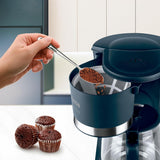 Ufesa CG7114 Caffettiera filtro Capriccio, 6 tazze, 600W, caraffa 0,6L, sistema antigoccia, spegnimento automatico, blu