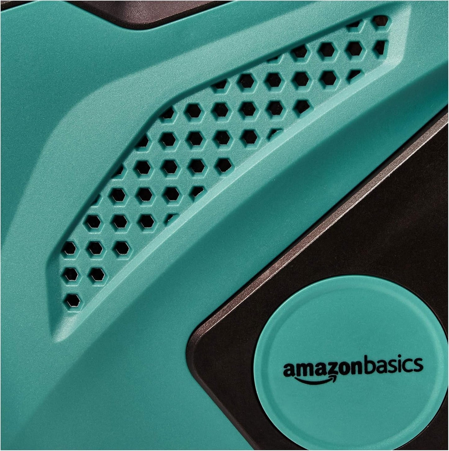 Avvolgitubo da parete Amazon Basics con tubo, a carica automatica, 15 m, verde navy, nero