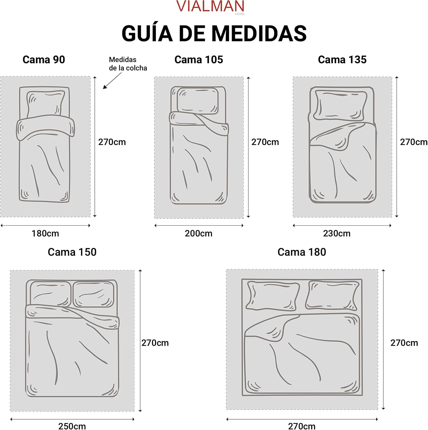 VIALMAN Coperta leggera Sofia 29, Cotone Poliestere, Marrone, Cama 135: 230 X 270 Cm Letti e coperte Besuche den VIALMAN-Store