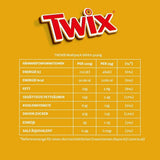 Tavolette di cioccolato bianco Twix; caramello, biscotti, cioccolato bianco; confezione multipla di cioccolatini; 5 barrette (5 x 46 g)