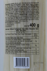 Spaghetti di riso - Spaghetti di riso tailandesi, larghi 10 mm, a base di farina di riso, dritti - 1 x 400 g (confezione da 3)