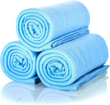 ALCLEAR 3 pezzi coperte in pile Oeko Tex, colore: antracite, misura grande 130X160 cm, oltre 200 G/M2, coperta per divano coperta per divano coperta coperta per soggiorno, coperta da picnic coperta per divano Letti e coperte Besuche den ALCLEAR-Store Blu denim 3 pezzi 130X160 cm