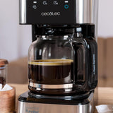 Espresso con filtro Cecotec Coffee 66 Drop and Touch, potenza 950 W, 1,5 L, 12 tazze, touch screen, caraffa in vetro, timer 24 ore, 6 interruttori, filtro a rete riutilizzabile