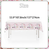 Set da 51 pezzi per feste, piatti di carta, tazze, tovaglioli, cavallo rosa, per bambini, ragazze, ragazzi, compleanno, decorazione da tavola con cavallo