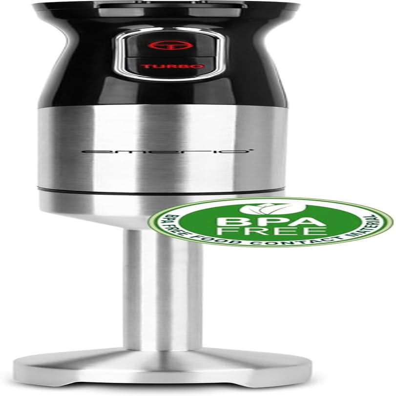 Emerio HB-111446 Robot da cucina, TESTSIEGER Price/Leistung, Gummierter Rutschfester Griff, Edelstahl, Bpa-Frei, Schwarz, 250W Cucina Naty Shop 1000W