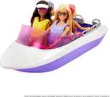 Barbie HHG60 - Barca a Motore Sirena con 2 Bambole (Bionda/Bruna) e Accessori Vari, Giocattolo per Bambini dai 3 Anni in su
