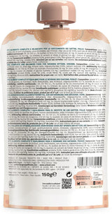 Alimento umido per gatti piccoli con crema di pollo e pollo - Alimento umido per gatti piccoli - Alimento umido per gatti con crema di pollo, senza cereali, ricco di proteine, vitamine e minerali (20 buste x 150 g)