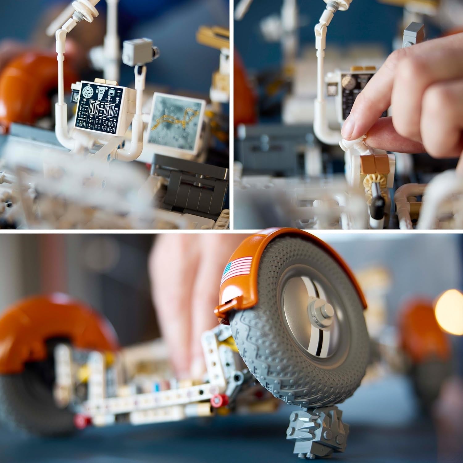 LEGO Technic NASA Apollo Veicolo itinerante lunare (LRV), Modello rover lunare per adulti, Spazio da collezione per appassionati di scienza, Giocattolo da costruzione, Modello di veicolo spaziale 42182 Set da costruzione Besuche den LEGO-Store