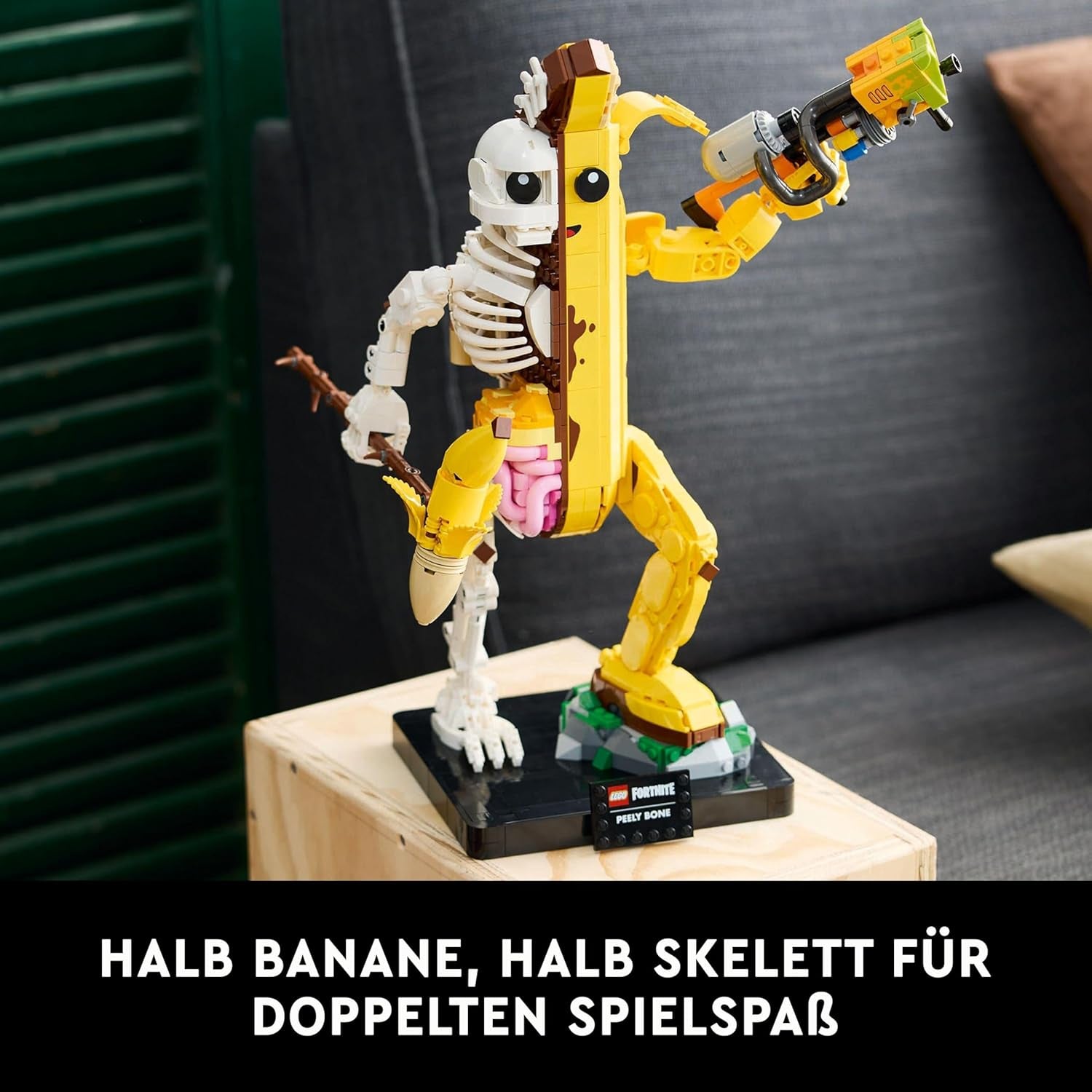 LEGO Fortnite bone shali - Incluso lanciatore di vernice e piccone per ciotola - Oggetto da collezione per gli appassionati di videogiochi - Set da costruzione per adulti come decorazione per la casa o l'ufficio - 77072 Set da costruzione Besuche den LEGO-Store