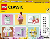 LEGO 11028 Classico set da costruzione creativo pastello Scatola di mattoncini, giocattolo da costruzione per ragazze e ragazzi dai 5 anni in su con modelli; gelato, dinosauro, gatto e altro ancora Set da costruzione Acquista il negozio LEGO