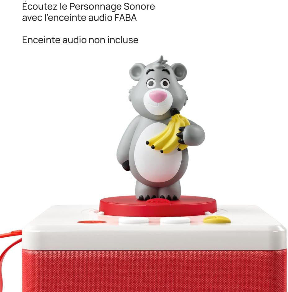 Figura con suono, Il libro della giungla e un'altra storia... - Versione francese - Bambini 4-6+ - Fiabe e racconti sonori - Giocattoli, contenuti educativi Giocattoli Bebe Naty Shop