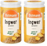 Ostmann Gewürze - Ingwer gemahlen | Nachfüllbare & Recyclable Verpackung | 30 g in der Streudose