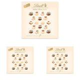 Cioccolato - Mini Praline Bianche | 90 g| Scatola con 18 praline in 6 deliziosi assortimenti | Regalo di cioccolato | Regalo al cioccolato (confezione da 3)
