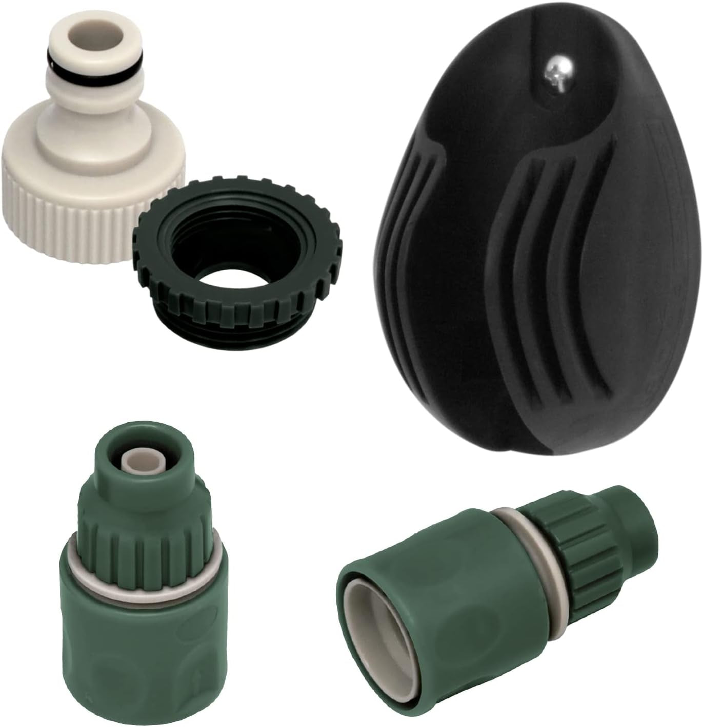 Tubo da giardino C2107N2 a 7 forme, 15 m, verde