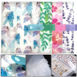 144 slot per adesivi per nail art, libro per riporre adesivi per nail art, decalcomanie per nail art, album per unghie, raccoglitore per display, raccoglitore, materiale artistico, strumenti di design per nail art fai da te per adesivi per nail art