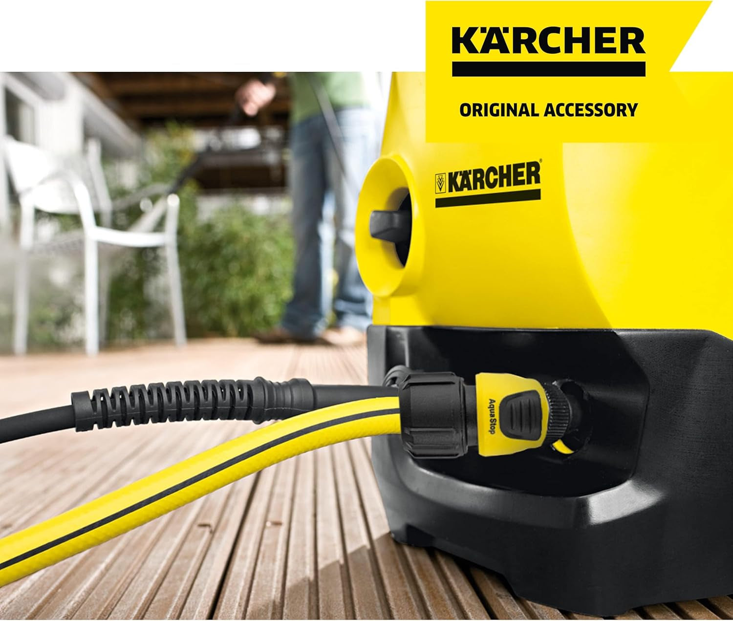 Raccordo per tubo Kärcher 2.645-194.0 (Universal Plus, con Aqua Stop) nero, piccolo