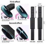 Nail Art Werkzeug Magnetstift, 10 Stück Nagel Magnet Stick Tool Set, Nagel Magnet Stift e Starker Magnet Stock Punktierungsstifte Für DIY 3D Magnetics Katzenauge UV Gel Polnisch Nagel Kunst