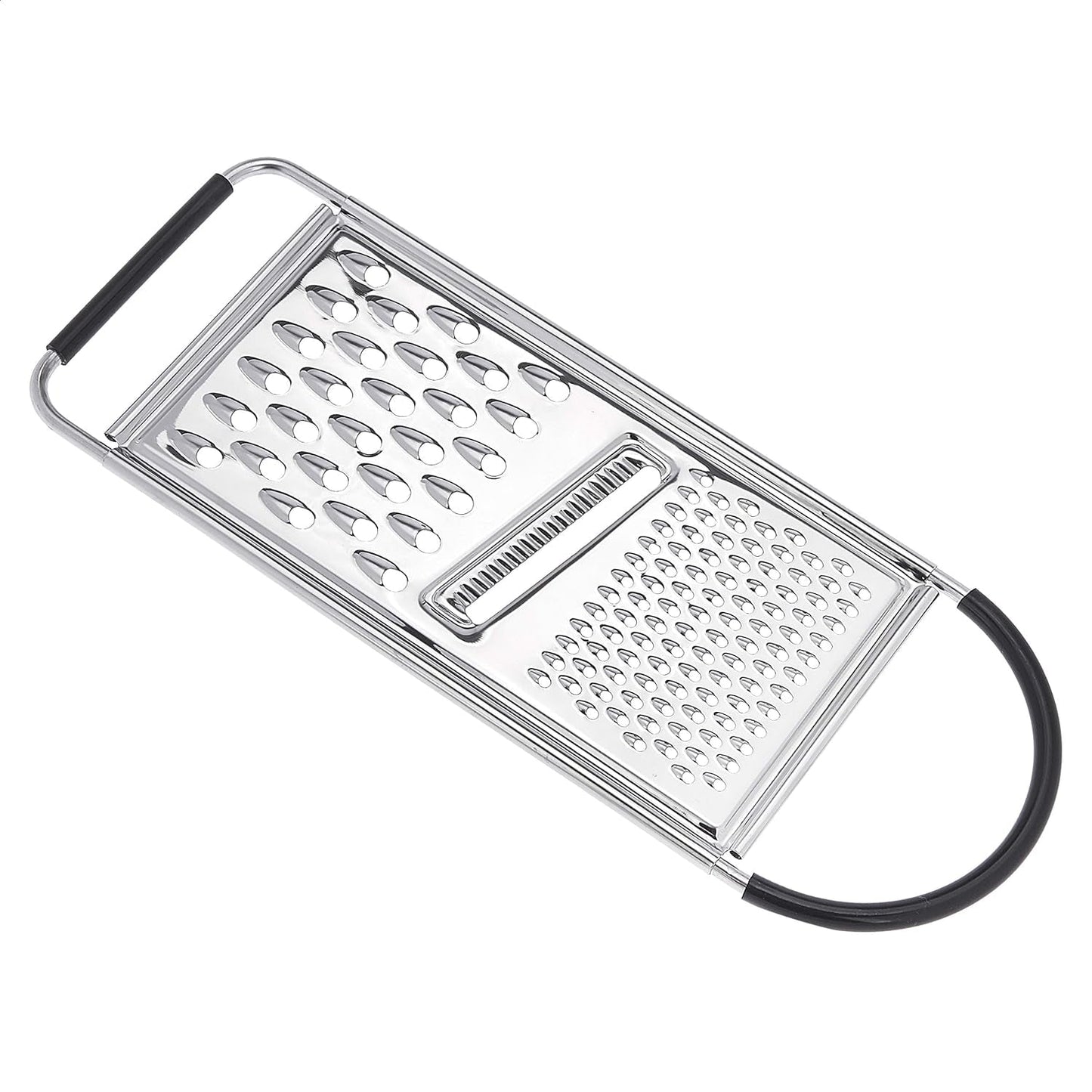 Grattugie quadrate per formaggio resistenti in acciaio inossidabile con base antiscivolo Naty Shop 2-Seitig