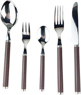 Villeroy And Boch Play Posate Marrone Cioccolato, per un massimo di 6 persone, 30 pezzi, acciaio inossidabile, manico in plastica marrone Kitchen Naty Shop